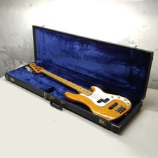 Fender Precision Bass Guitar 1975 CBS Era Fullerton CA USA Blonde Natural Finish