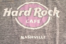 Hard Rock Cafe Nashville Women's Juniors Small Short Sleeve Tee T-Shirt