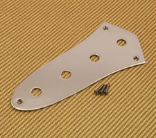 099-2057-100 Genuine Fender Chrome Standard US/MEXICO J Jazz Bass Control Plate 