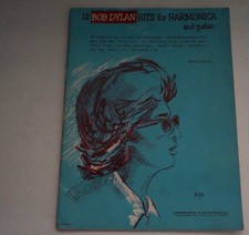 12 BOB DYLAN Hits For Harmonica And Guitar Vintage SongBook Sheet Music Book