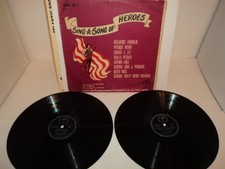 SING-A-SONG OF HEROES ROBERT WEIL & THE HAPPY STUDENTS 10" 78RPM CHILDRENS 2 LP