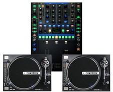 2 RELOOP RP8000S STRAIGHT ARM TURNTABLES w/ RANE SIXTY-TWO DJ MIXER Auth. Dealer