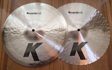 Zildjian K Mastersound Hi Hats 14" Cymbal Pair Brand New
