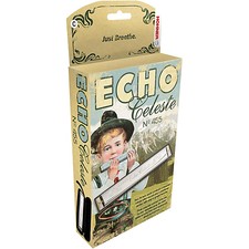 HOHNER 455 ECHO CELESTE TREMOLO HARMONICA KEY OF C NEW IN BOX SALE