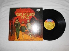 THE SONGS FROM THE WIZARD OF OZ   1969 DISNEYLAND LABEL LP  