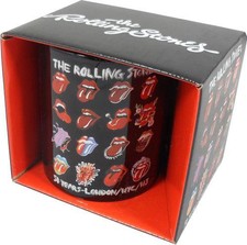 Rolling Stones: Tongue Evolution Ceramic Coffee Mug - New & Official In Box