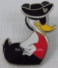 Disney Parks Donald Duck Pirate Rubber Hidden Mickey Completer Pin 2008 New B