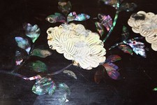 SEWING BOX. LACQUER INLAID WITH MOTHER OF PEARL. JAPAN-CHINA. FINISH. XIX.