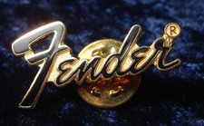 FENDER® GUITAR / AMP LOGO TIE LAPEL JACKET HAT PIN