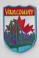 EMBROIDERED SOUVENIR PATCH - CITY OF VANCOUVER CANADA