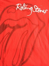 Rolling Stones Red Concert Tour Shirt Medium Mick Jagger Keith Richards