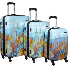 Samsonite CityScapes NYC 3 Piece Premium 20", 24", 28" Spinner Luggage Set