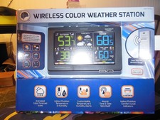 Wireless Digital Home Weather Station Forecast Indoor Outdoor Thermometer