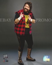 WWE Wrestling OFFICIAL LICENSED PHOTO FILE PROMO 8x10 Picture Mick Foley 