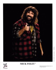 Cactus Jack Mankind Mick Foley WWF WWE Wrestling Promo print picture photo 002