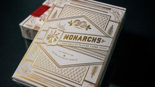 White Gold Monarchs Playing Cards Deck Brand New Sealed Limited Edition