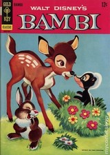 Bambi (1963 Movie Comic Gold Key) #607 GD/VG 3.0 LOW GRADE