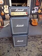 1987 Marshall Lead 12 Full Stack BLACK TOLEX solid state 'The Little Screamer'