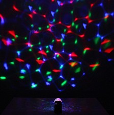 Wireless Bluetooth Mini MP3 Music Speaker LED Disco Mirror Ball Club Party Light