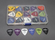 100pcs Acoustic Electric Guitar Picks Plectrum Various 6 thickness + Pick Box