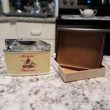 RUBY Super Deluxe Automatic Lighter Anheuser Busch Michelob Budweiser Beer