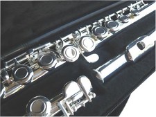 NEW SILVER C FLUTE -  STUDENT SCHOOL BAND FLUTE W/CASE.APPROVED +  WARRANTY.