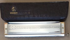 RECONDITIONED Hohner 64/280 Chromatic C Professional Harmonica (Ref 315)