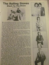 The Rolling Stones, Full Page Vintage Clipping