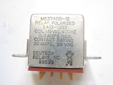 Deutsch Relay MS27400-12 E410-1222 115V Coil Relay, New