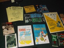 VINTAGE FISHING SIGN POSTER OTHER SPORTING LOT