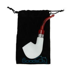 New Meerschaum Classic Durable Smoking Pipe Tobacco Cigarettes Cigar Pipes