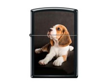 ZIPPO "BEAGLE PUPPY" BLACK COLOR LIGHTER / 60000551 * NEW IN BOX *