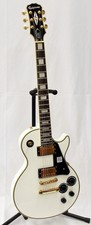 Epiphone ENCTAWGH1 Les Paul Custom Pro Alpine White Electric Guitar