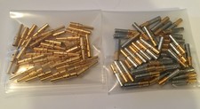 Deutsch DT Series Solid Terminal Socket & Pin Set 12-14 AWG Gold 50 each pack
