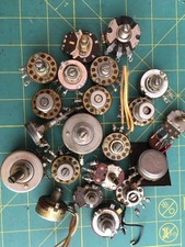 vintage radio parts Lot of  21 Potentiometers