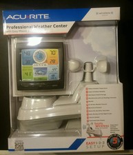 Acurite Professional Color Weather Center Wireless Sensor 5 in 1 Easy Mount