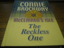 The Reckless One : McClairen's Island Connie Brockway HC Ex-Library Large Print