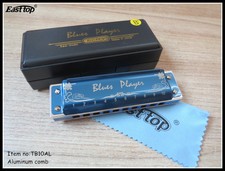 EASTTOP PR020AL  mouth organ open back key of Bb, new product,aluminum comb