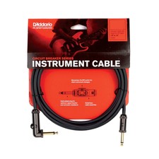 New! Planet Waves 10' Circuit Breaker Instrument Guitar Bass Cable Right Angle