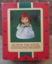 NEW 1985 HALLMARK holiday MUFFIN the ANGEL ornament CHRISTMAS pageant VINTAGE