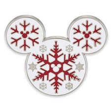 MICKEY MOUSE EARS ICON SNOWFLAKE 2016 DISNEY PIN