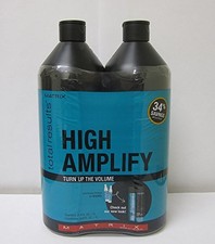 Matrix Total Results High Amplify Volume Shampoo and Conditioner, 1 Liter each