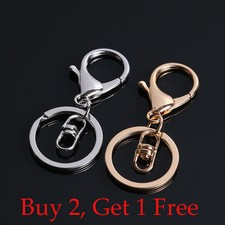 Fashion Men Metal Car Key Chain Ring Creative Keyring Keychain Keyfob DIY Gift