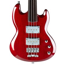Warwick Jack Bruce Signature Fretless 4-String Bass Burgundy Red High Polish