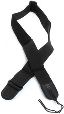 Levy's M8POLY 2" Woven Poly Guitar Strap - Black