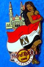 HURGHADA EGYPT LANDMARK FLAG EGYPTIAN GIRL SERIES Hard Rock Cafe PIN LE100
