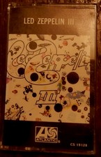 Led Zeppelin 3 III Atlantic Swansong Cassette