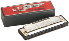 HOHNER "OLD STANDBY" 34B HARMONICA KEY of A + BONUS-NEW