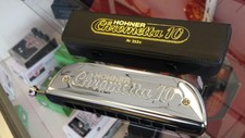 Hohner Chrometta 10 Hole Chromatic Harmonica Made in Germany Key  C