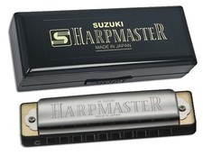SUZUKI Mr-200-B Harpmaster 10 Hole Diatonic Harmonica  Key of B - Ships from USA